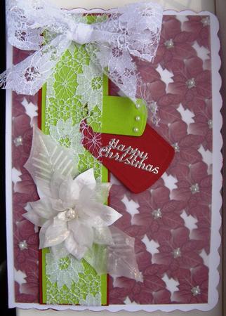 Poinsettia Vellum by Margaret Mountstephens