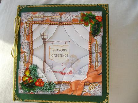 Pub Sign Holly All 4 Rounded Corner Card Front by Margaret Mullan