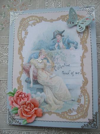 Think of Me, Valentine, A4 Topper by Margaret Mullan