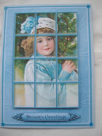 Little Christmas Tree Beauty - Window Tile Card by Margaret Mullan