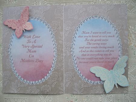 Blush Letter - Mothers Day Insert 1 by Margaret Mullan