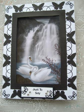 BUTTERFLY FRAME by Margaret Mullan
