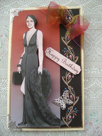 Deco Lady Glamour by Margaret Mullan