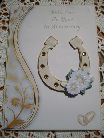 Horseshoe - 1st Anniversary by Margaret Mullan