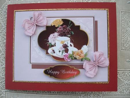 A Cup of Tea for You, 2 Card Sheet by Margaret Mullan