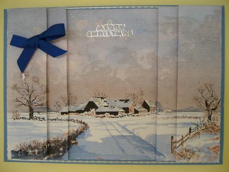 Winter Countryside Snow Scene by Margaret Mullan