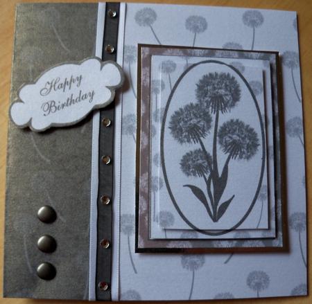 Monochrome Dandelion Kit by Margaret O'Connor