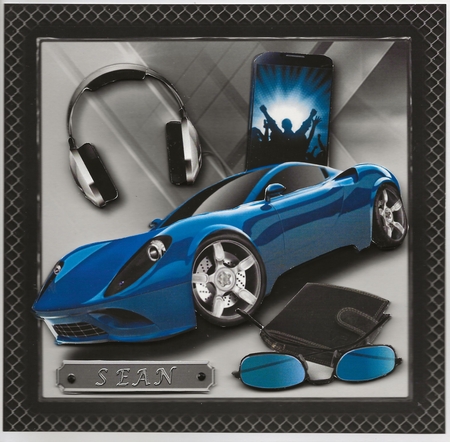 Blue Speedster by Margaret Prior