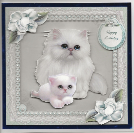 Cat and kitten mini kit by Margaret Prior