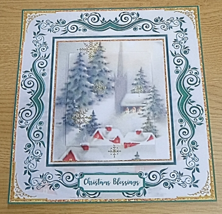 Snow Topped Christmas Topper  by Margaret Scott