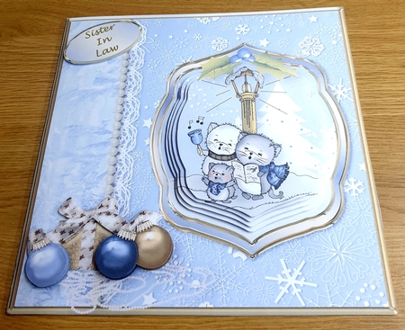 Christmas Carols - Border Card Mini Kit by Margaret Scott