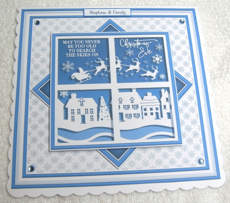 CHRISTMAS QUICK LAYER CARDS Monotone Scenes Bumper Kit 3 by Margaret Scott