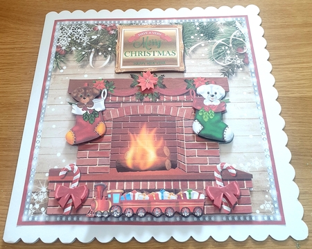COZY FIREPLACE by Margaret Scott