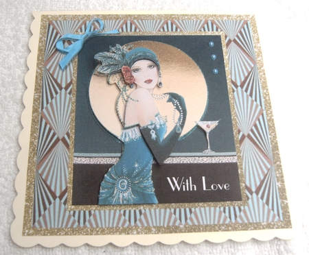 Art Deco Cocktail Lady by Margaret Scott