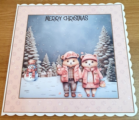 Rose Gold Pattern Frames 12 x Frames by Margaret Scott