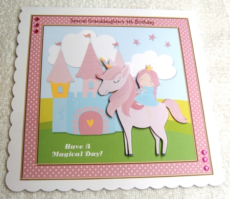 Little Princess and her unicorn topper by Margaret Scott