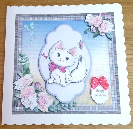 LITTLE WHITE KITTEN by Margaret Scott
