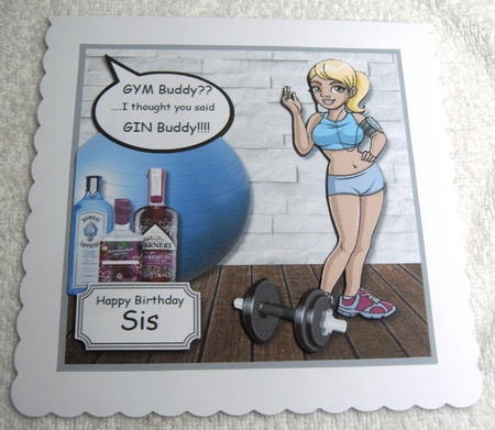 Gym/Gin buddy female by Margaret Scott