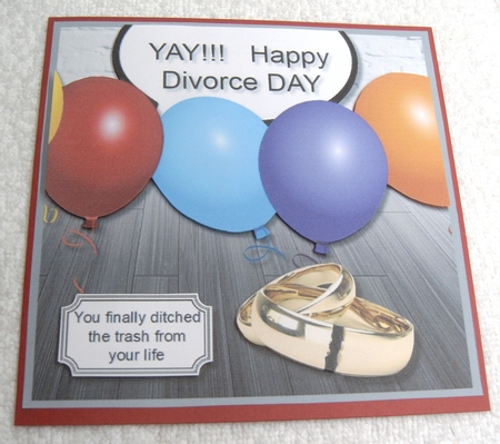 YAY, Happy Divorce Day by Margaret Scott