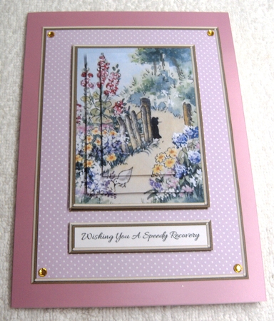 Wishing You A Speedy Recovery - Garden Scene #3 by Margaret Scott