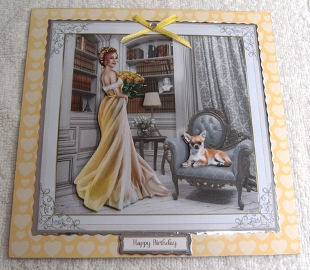 Special Occasion Decoupage 7x7ins Topper 3 by Margaret Scott