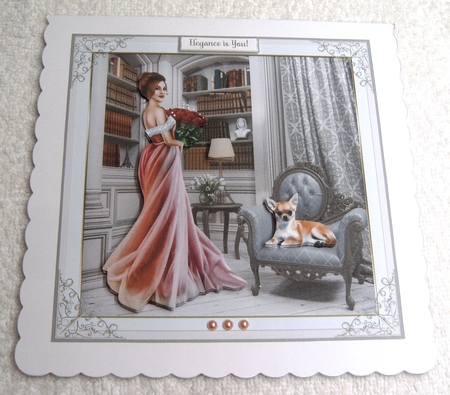 Special Occasion Decoupage 7x7ins Topper 5 by Margaret Scott