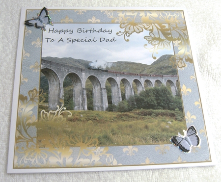 Leather Effect Gold Filigree 8x8ins 12 x Frames Kit by Margaret Scott