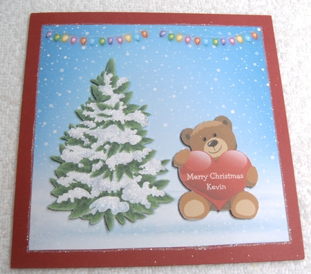 CHRISTMAS INSERT TO MATCH 6X6 DESIGN by Margaret Scott