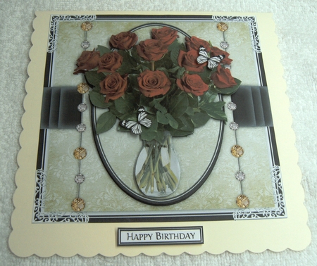 Delicate Roses Bumper Card Kit2 by Margaret Scott