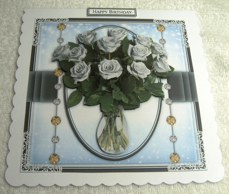 Delicate Roses Bumper Card Kit2 by Margaret Scott