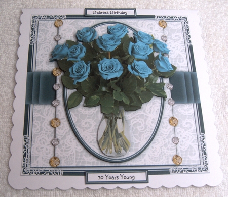 Delicate Roses Bumper Card Kit2 by Margaret Scott