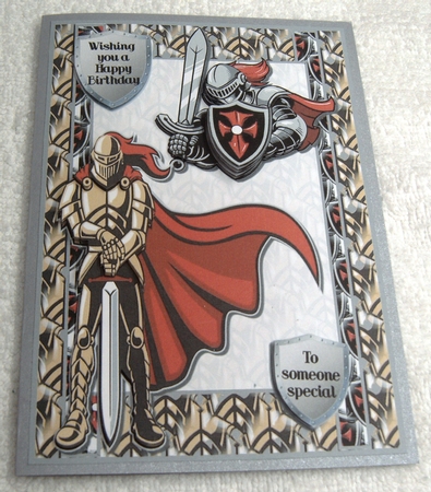 Knight in armour by Margaret Scott