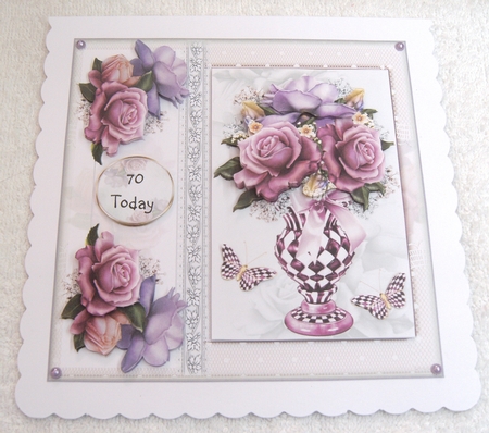 The Rose Vase Mini Page Kit by Margaret Scott