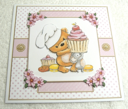 Cute Critters Birthday Topper by Margaret Scott