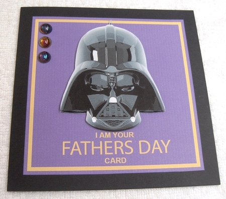 Darth Vader Fathers Day by Margaret Scott