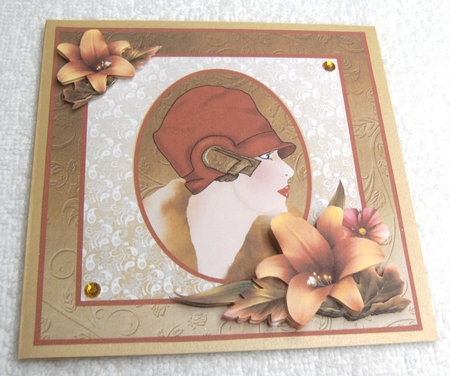 Elegant Beauty with Autumn Lilies by Margaret Scott