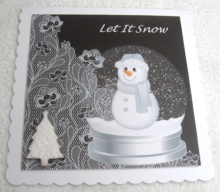 SNOW GLOBES SET 2 by Margaret Scott