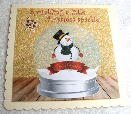 SNOW GLOBES SET 2 by Margaret Scott