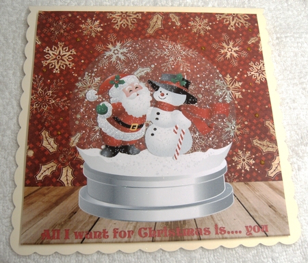 SNOW GLOBES SET 2 by Margaret Scott