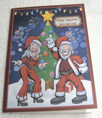 Rocking around the Christmas tree A5 by Margaret Scott