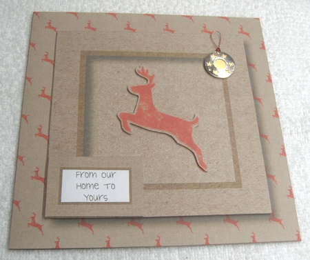 Kraft Paper Christmas Stag Bumper kit by Margaret Scott