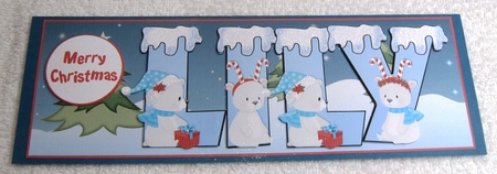 POLAR BEAR NAMES - LILY by Margaret Scott