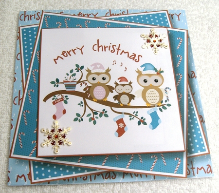 Owls, Stag & Quirky Christmas QUICK TOPPER Bumper Kit by Margaret Scott