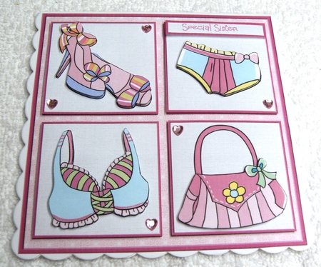 Summer days 6x6 card by Margaret Scott