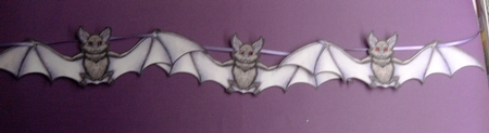 Halloween Batty Bunting by Margaret Scott