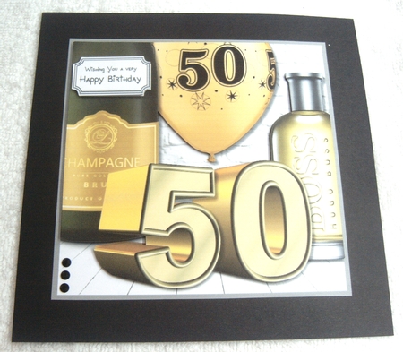 50th Birthday Male by Margaret Scott