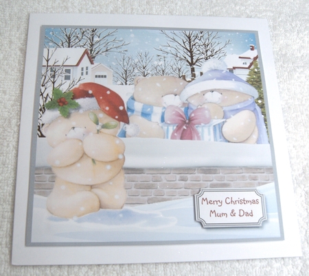 Forever friends Christmas over the wall by Margaret Scott