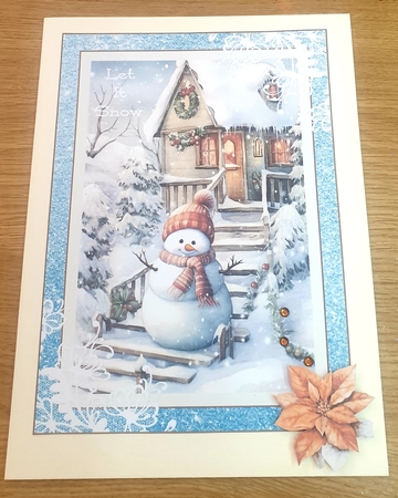 Glitter x 12 Frames size A5 Kit with Lace Filigree by Margaret Scott