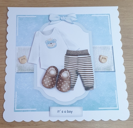 Cute new baby Boy Mini Kit by Margaret Scott
