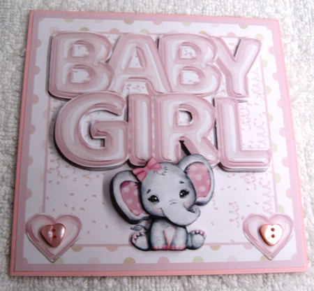 BABY GIRL 6X6 by Margaret Scott